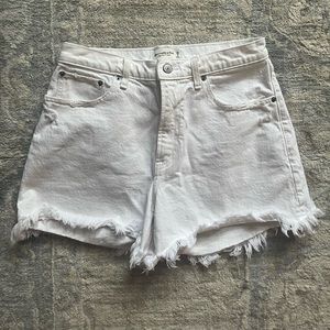 Abercrombie & Fitch Curve Love High Rise 4 Inch Shorts